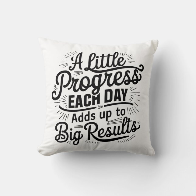 Little Progress Daily Kudde (Framsida)