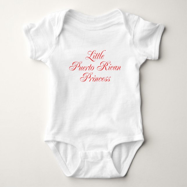 Little Puerto Rican Princess T-shirt (Framsida)