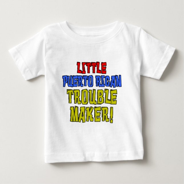 Little Puerto Rican Trouble Maker Tröja (Framsida)