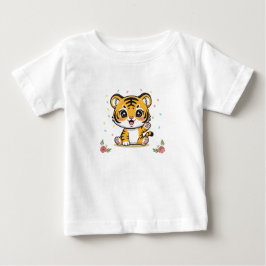 Little Puli | Cute Tiger Unge T Shirt