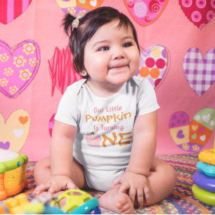 Little Pumpkin 1st Birthday Baby T-Shirt