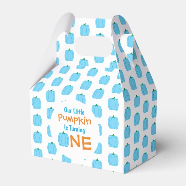 Little Pumpkin 1st Birthday Presentaskar (Framsidan Sidan)