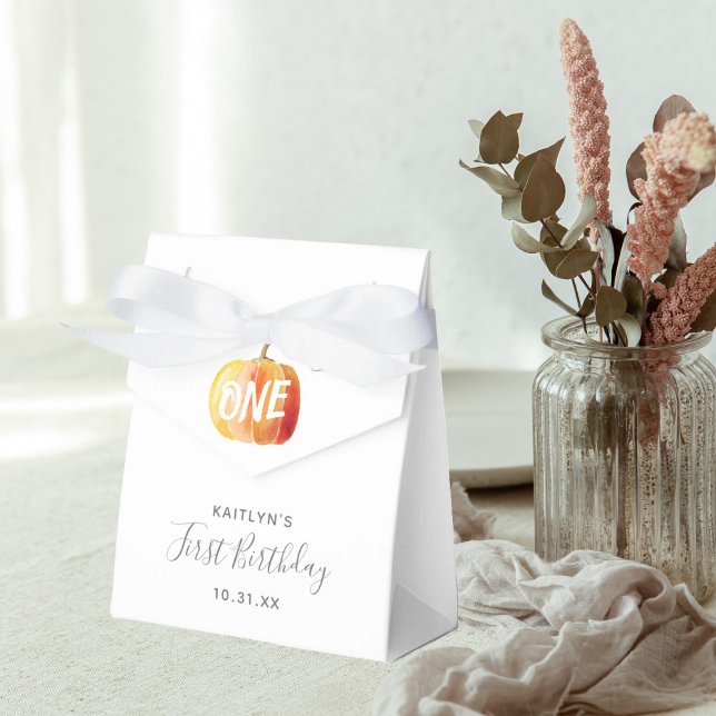 Little Pumpkin 1st Birthday Presentaskar (Skapare uppladdad)