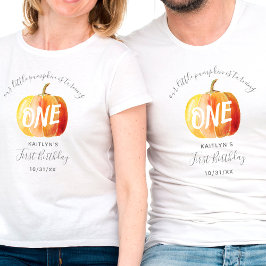 Little Pumpkin 1st Birthday T Shirt