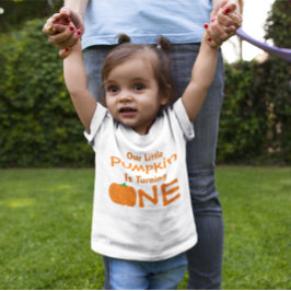 Little Pumpkin 1st Birthday T Shirt