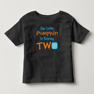 Little Pumpkin 2:a födelsedagen Småbarn T-shirt