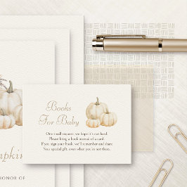 Little Pumpkin Autumn Bokar för Baby Tilläggskort