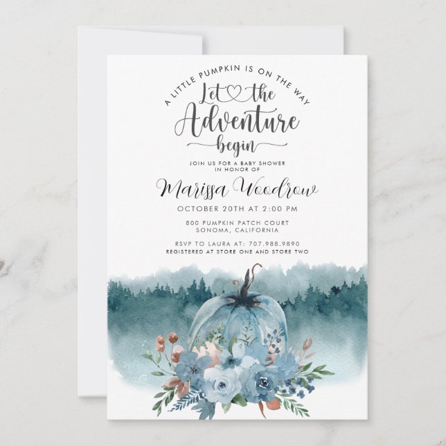 Little Pumpkin Äventyr Begins Gravid Meddelande (Framsida)