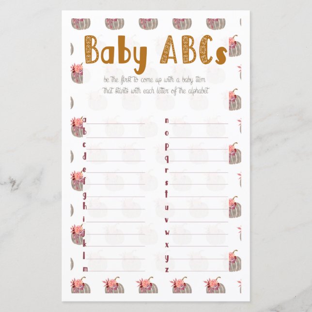 Little Pumpkin Baby ABC (Framsida)