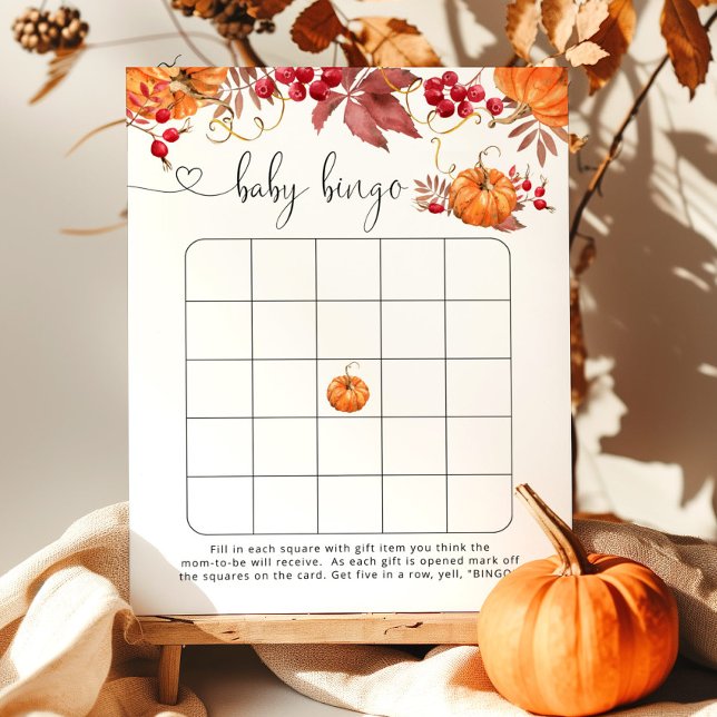 Little pumpkin baby bingo-spel (Skapare uppladdad)