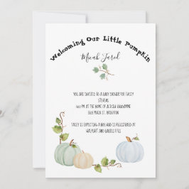 Little Pumpkin Baby-inbjudan Inbjudningar