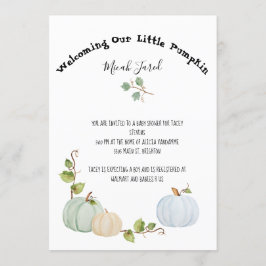 Little Pumpkin Baby-inbjudan Inbjudningar