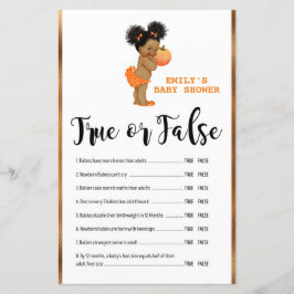 Little Pumpkin Baby Shower Game PRINTED