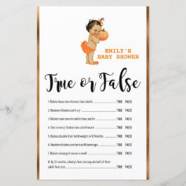 Little Pumpkin Baby Shower Game PRINTED