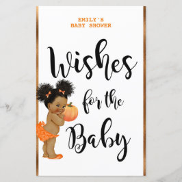 Little Pumpkin Baby Shower Game PRINTED