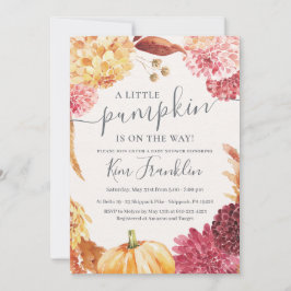 LITTLE PUMPKIN BABY SHOWER-INBJUDAN MEDDELANDE