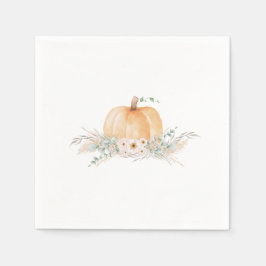 Little Pumpkin Baby Shower Napkins Pappersservett