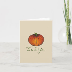 Little Pumpkin Baby Shower New Arrival Autumn Fall Kort