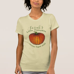 Little Pumpkin Baby Shower New Arrival Autumn Fall T Shirt
