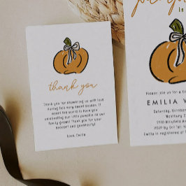 Little Pumpkin Baby Shower Tack