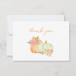 Little Pumpkin Baby Shower Tack Kort