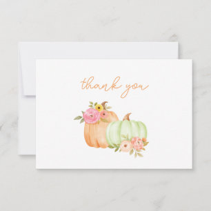 Little Pumpkin Baby Shower Tack Kort