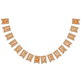 Little Pumpkin Baby Shower Vimplar