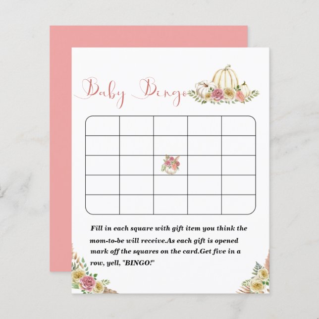 Little pumpkin babyduschPaper Lakan (Fram/baksida)