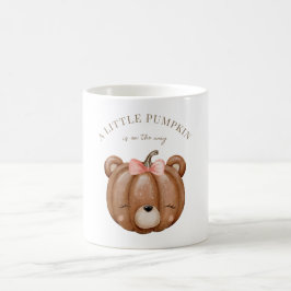 Little Pumpkin Bear Baby Shower Kaffemugg