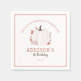 Little Pumpkin Birthday Pappersservett