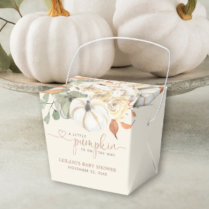 Little Pumpkin Blommigt Baby Shower Presentaskar