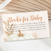 Little Pumpkin Bokar för Baby Shower