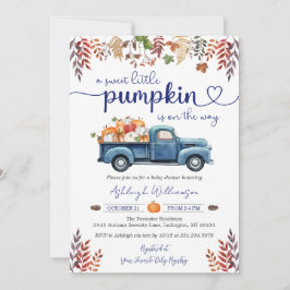 Little Pumpkin Boy Baby Shower-inbjudan Inbjudningar