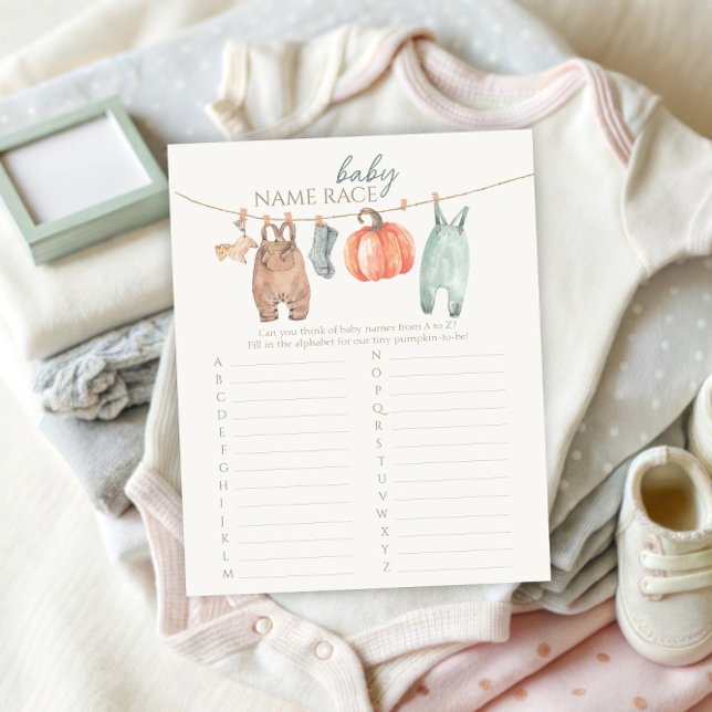 Little Pumpkin Boy Clothes Baby Namn Tävling Game (Skapare uppladdad)