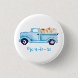 Little Pumpkin Cute Baby Shower Mamma ska vara Knapp