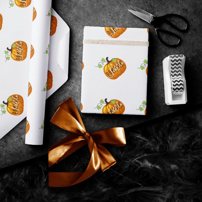 Little Pumpkin | Cute Gender Neutral Baby Presentpapper (Skapare uppladdad)