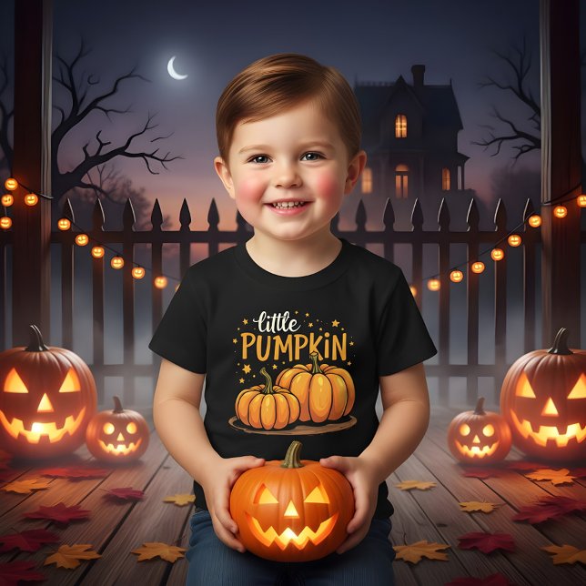 Little Pumpkin Cute Halloween Pumpkin Design T Shirt (Skapare uppladdad)