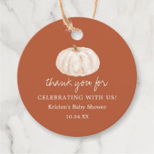 Little Pumpkin Earthy Fall Baby Shower Tack