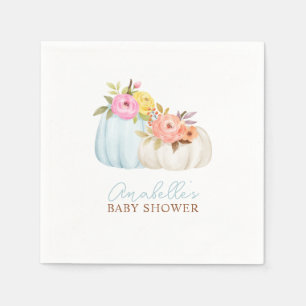 Little Pumpkin Fall Baby Shower Personlig Pappersservett