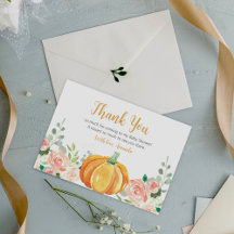 Little Pumpkin Fall Baby Shower