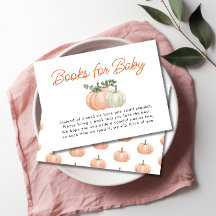 Little Pumpkin Fall Bokar for Baby Shower