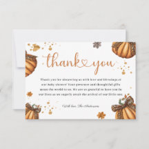 Little Pumpkin Fall Retro Leopard Bow Baby Shower