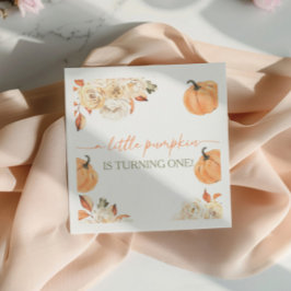 Little Pumpkin First Birthday Pappersservett