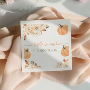 Little Pumpkin First Birthday Pappersservett