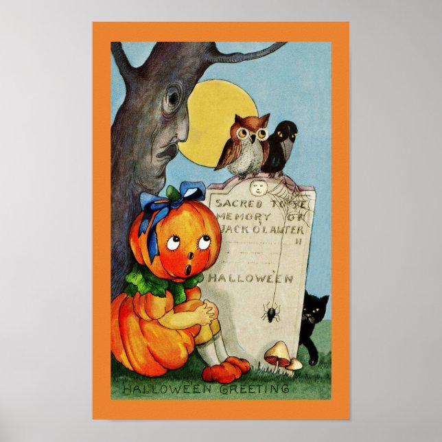 Little Pumpkin Girl and Friends Poster (Framsidan)