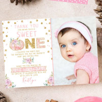 Little Pumpkin Girls 1st Birthday Photo