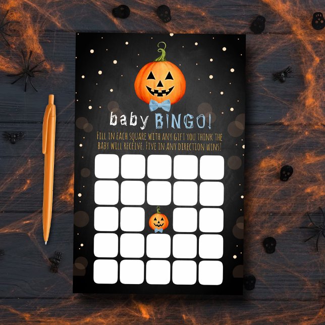 Little Pumpkin Halloween Baby Shower Bingo (Skapare uppladdad)