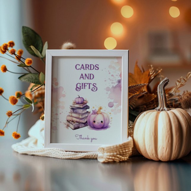 Little Pumpkin Halloween-kort och presenter Poster (Skapare uppladdad)