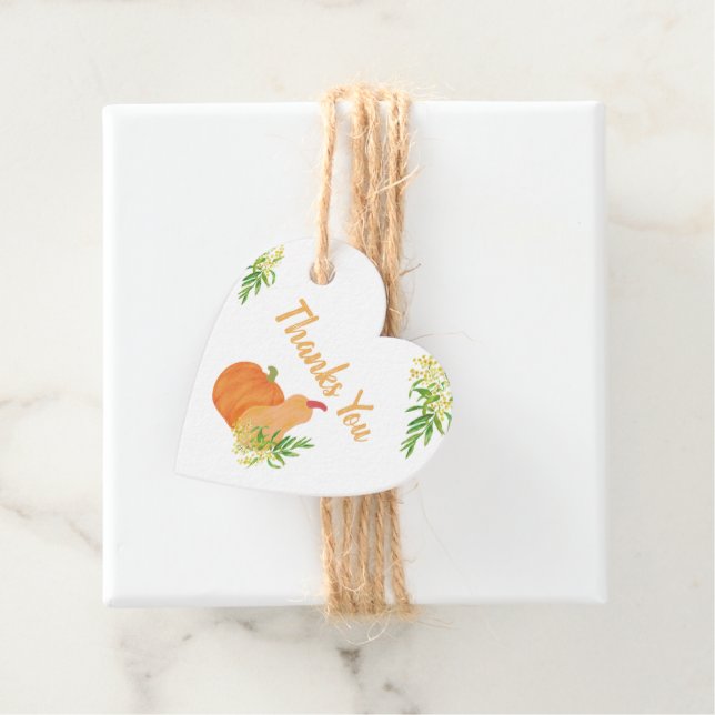 Little Pumpkin Harvest Fall Baby Shower vattenfärg Gåvor Etiketter (På plats)