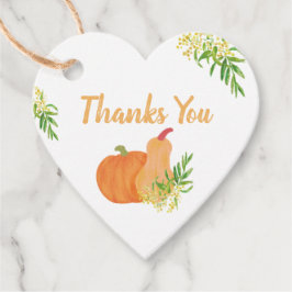 Little Pumpkin Harvest Fall Baby Shower vattenfärg Gåvor Etiketter